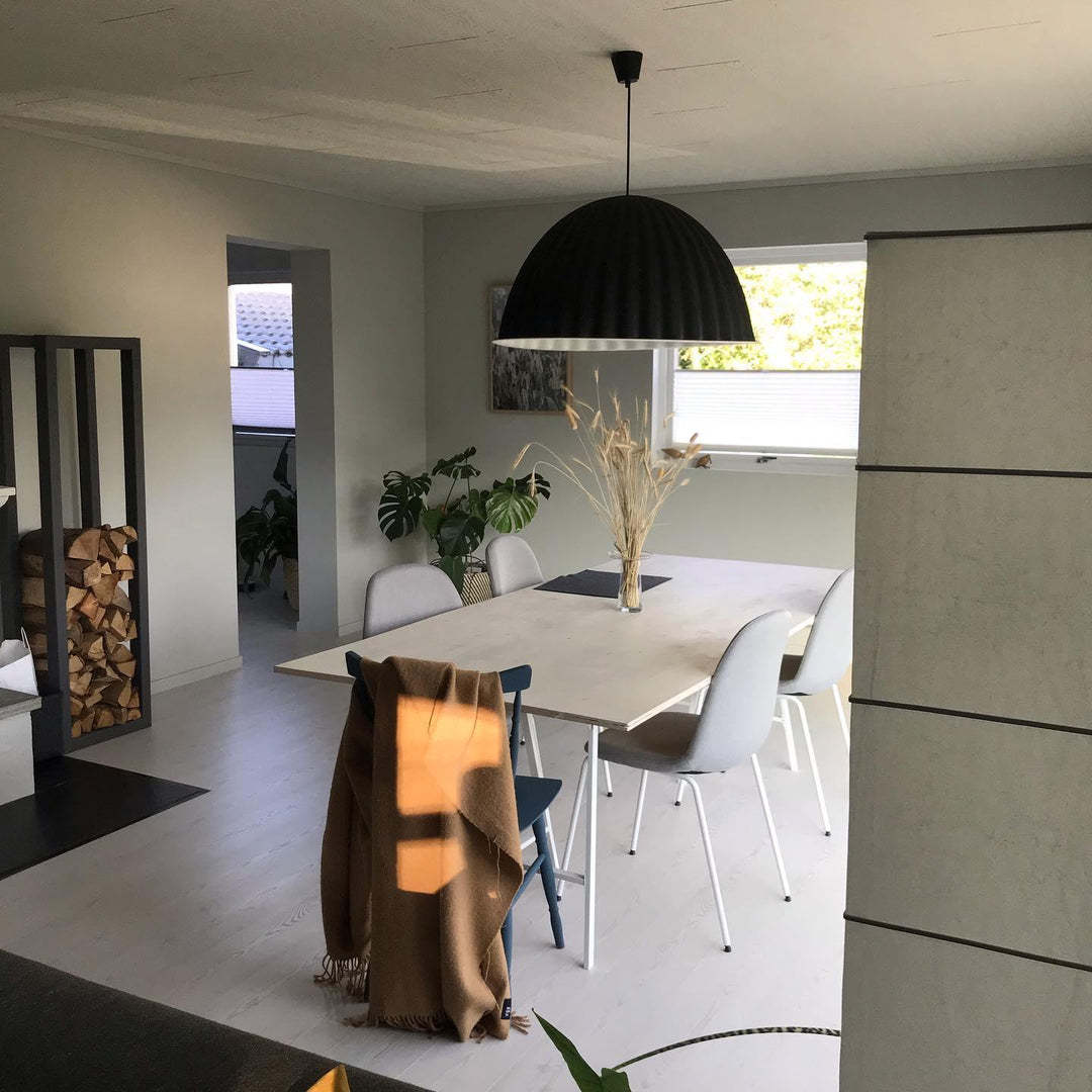 Hailie Modern Bell Metal Felt Pendant Light Living Room Dining Room