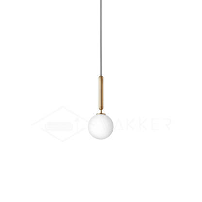 Hailie Minimalism Metal Glass Pendant Light Bedroom Living Room