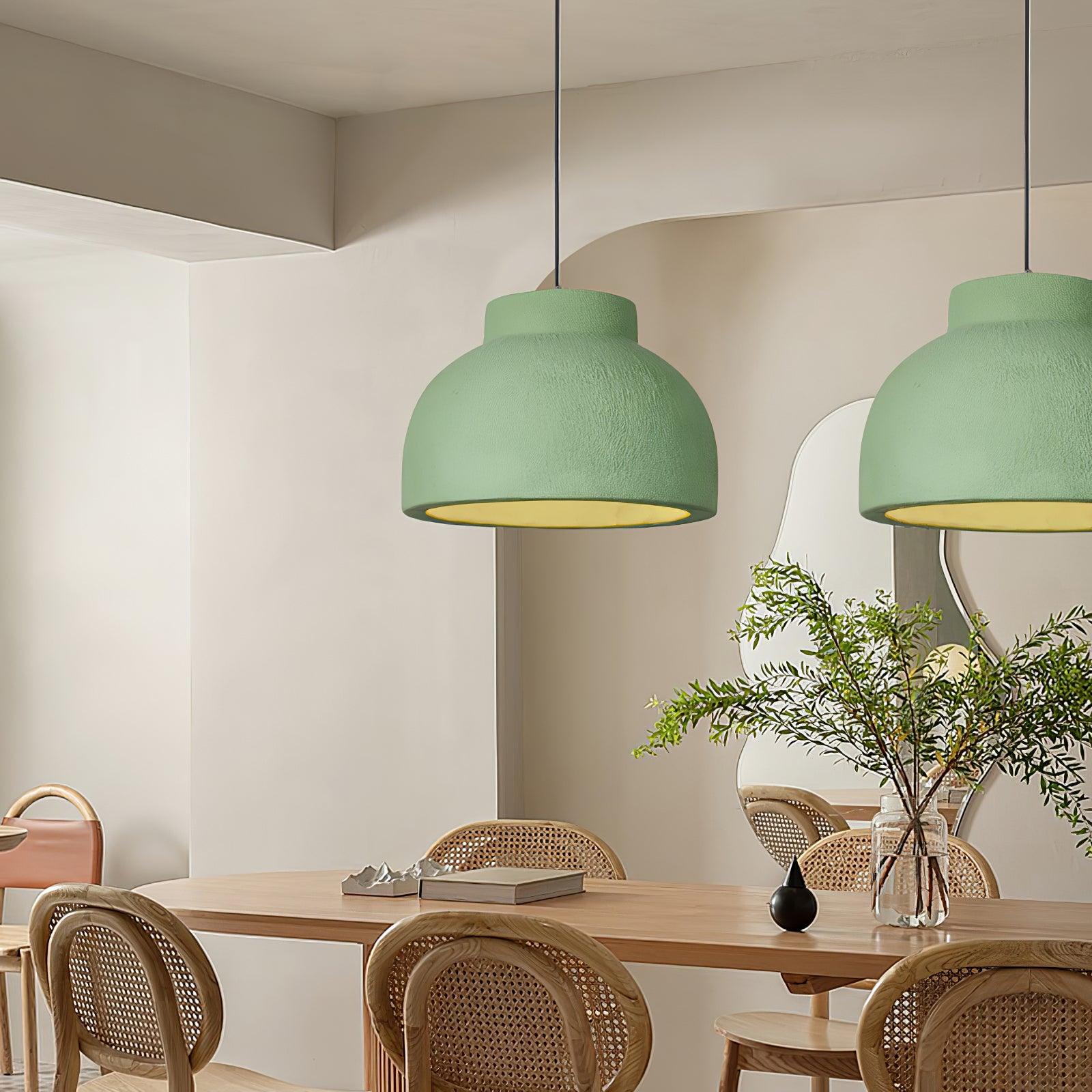 Ozawa Contemporary Natural Metal Pendant Light Dining Room Living Room