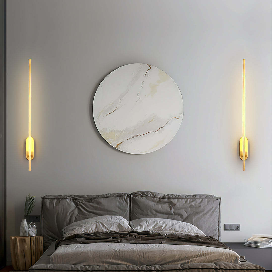 Edge Minimalism Metal Acrylic Wall Lamp Bedroom Living Room