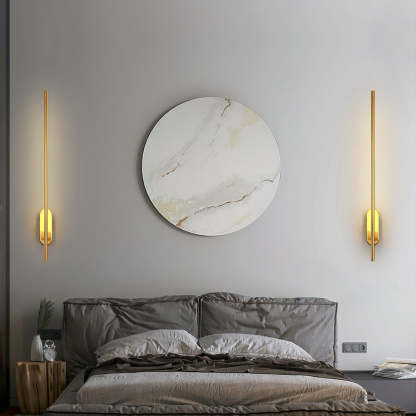 Edge Minimalism Metal Acrylic Wall Lamp Bedroom Living Room