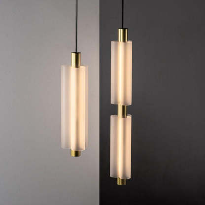 Byers Modern Square Metal Acrylic Pendant Light Bedroom Living Room