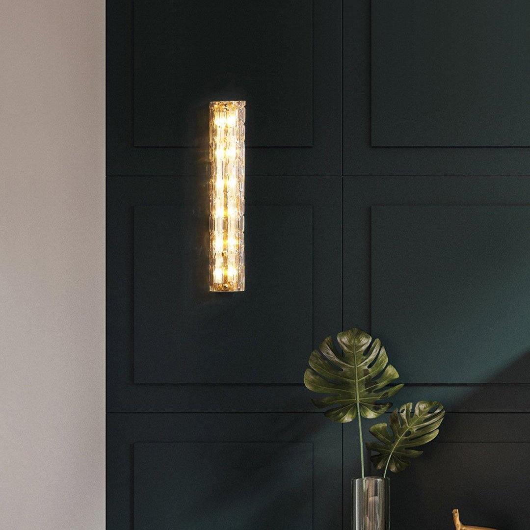 Byers Art Special Brass Glass Wall Lamp Bathroom Bedroom