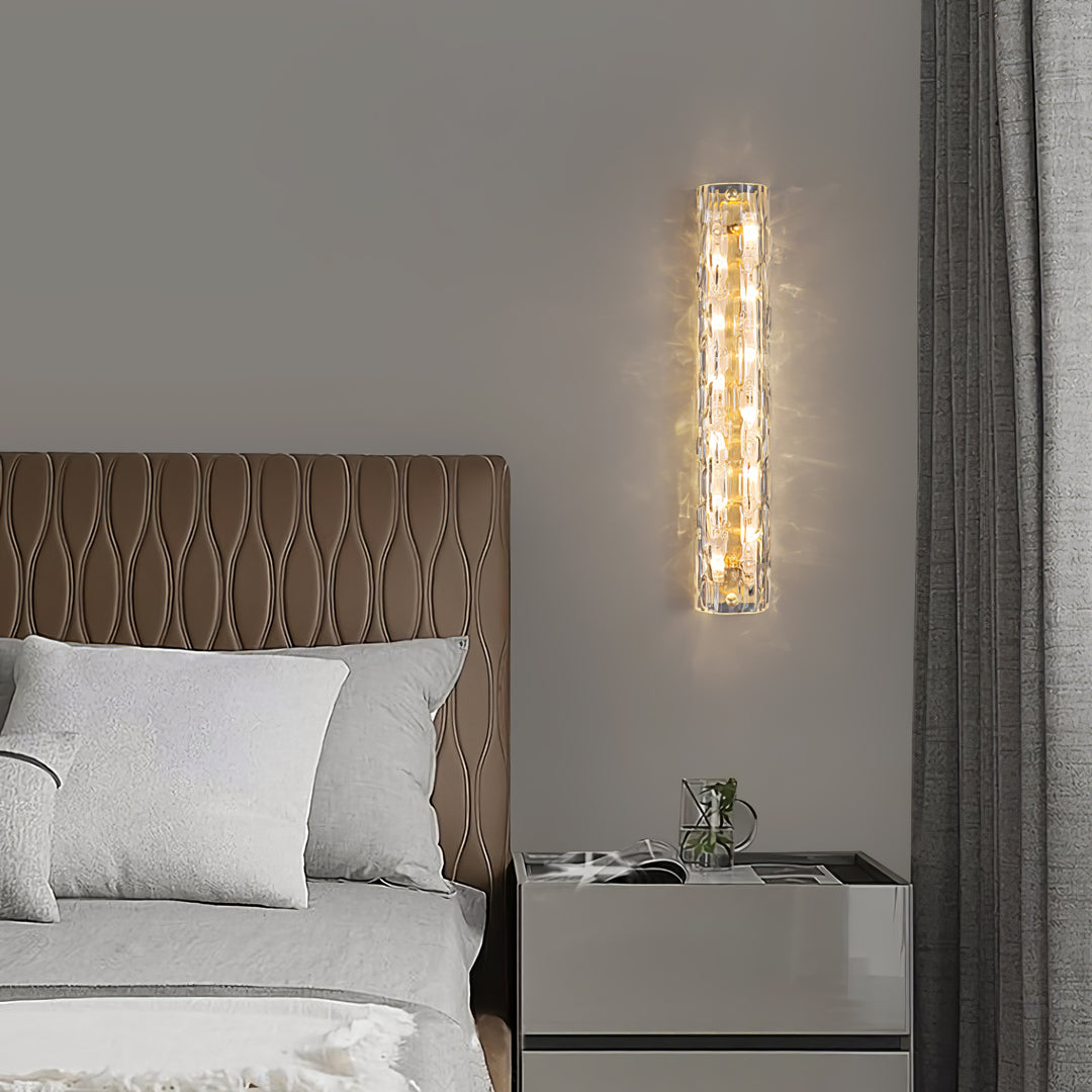 Byers Art Special Brass Glass Wall Lamp Bathroom Bedroom