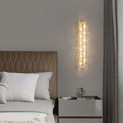 Byers Art Special Brass Glass Wall Lamp Bathroom Bedroom