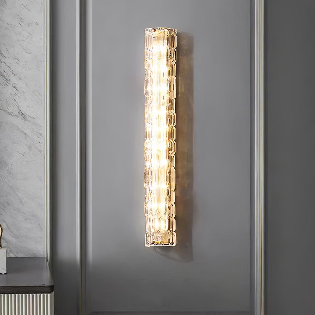 Byers Art Special Brass Glass Wall Lamp Bathroom Bedroom