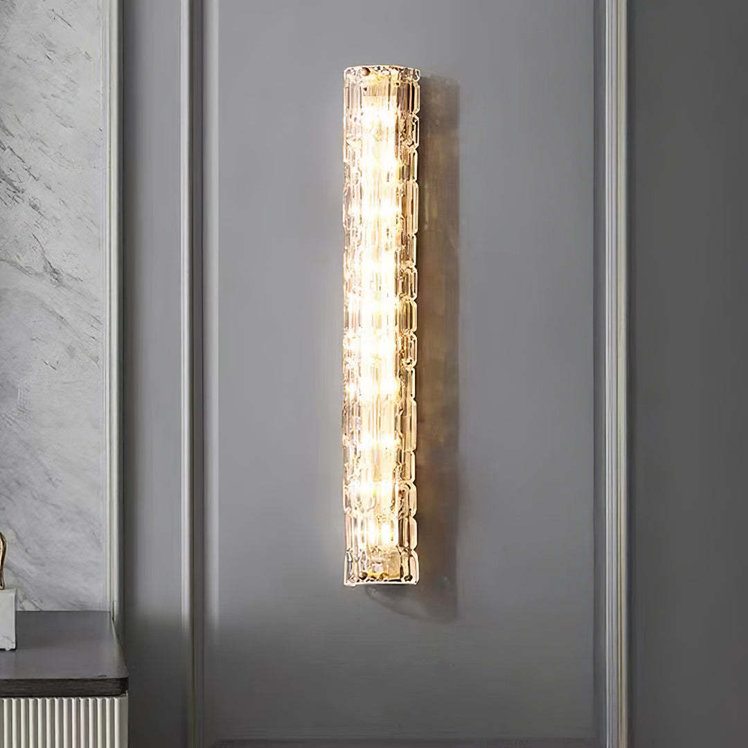 Byers Art Special Brass Glass Wall Lamp Bathroom Bedroom
