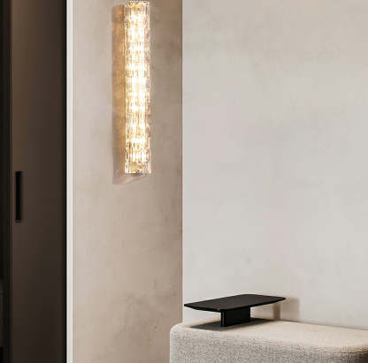 Byers Art Special Brass Glass Wall Lamp Bathroom Bedroom