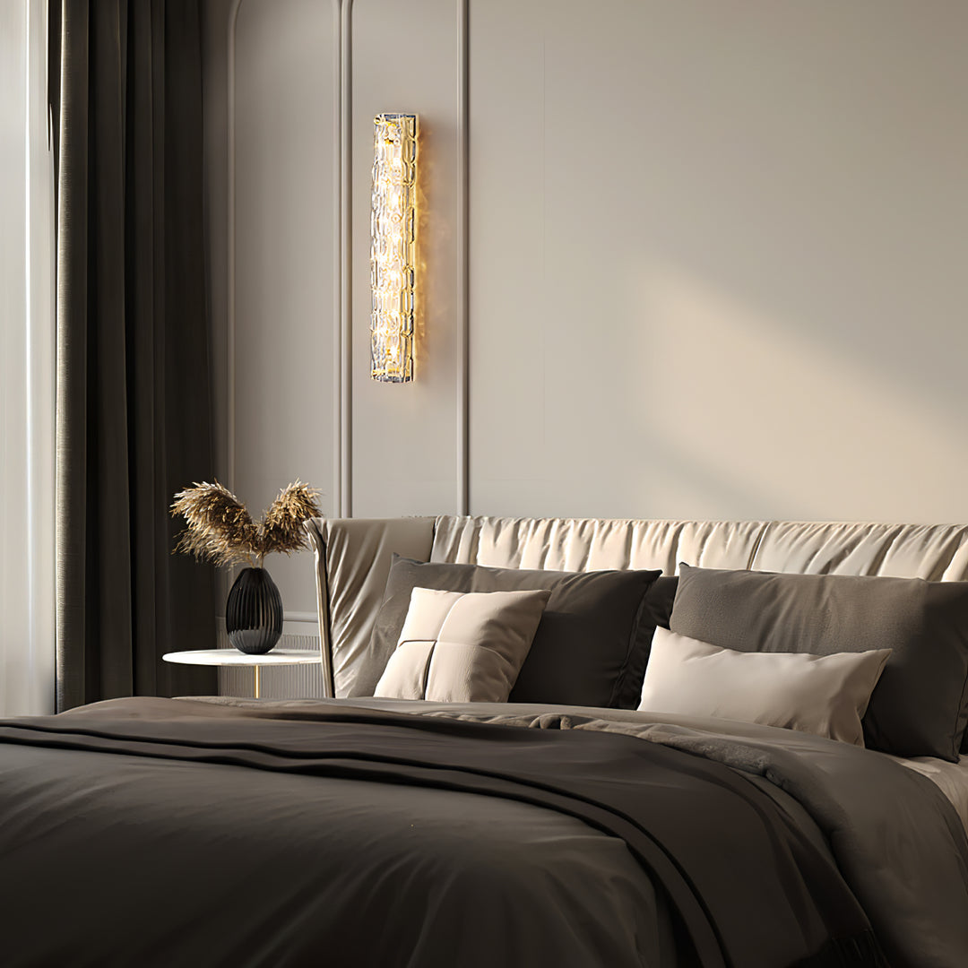 Byers Art Special Brass Glass Wall Lamp Bathroom Bedroom