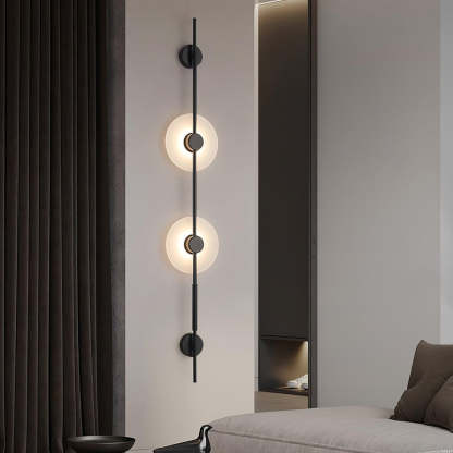 Jade Modern Alabaster Vertical Wall Light Bedroom Living Room