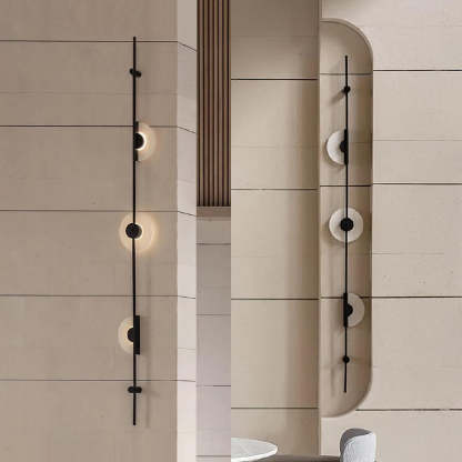 Jade Modern Alabaster Vertical Wall Light Bedroom Living Room