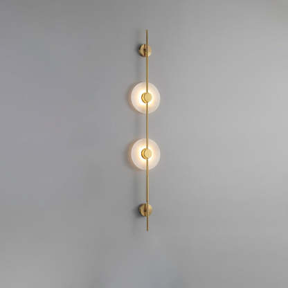 Jade Modern Alabaster Vertical Wall Light Bedroom Living Room