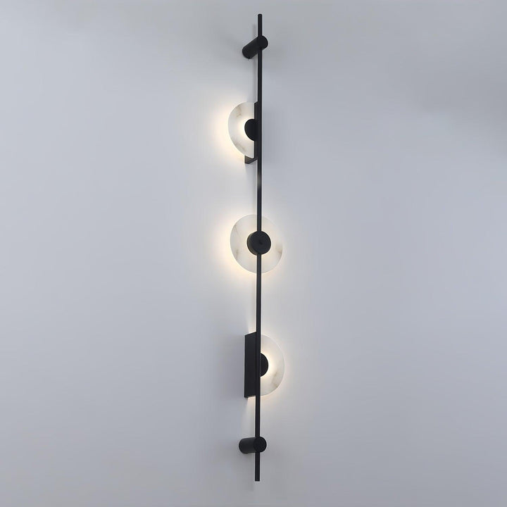 Jade Modern Alabaster Vertical Wall Light Bedroom Living Room