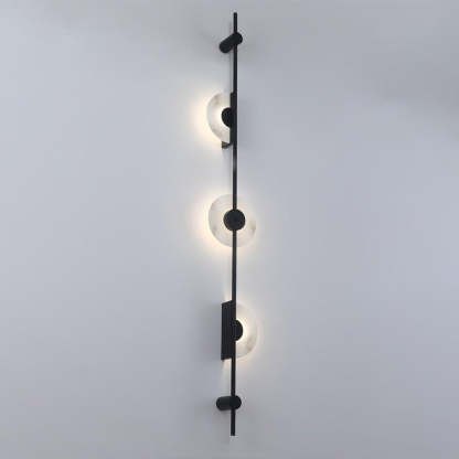 Jade Modern Alabaster Vertical Wall Light Bedroom Living Room