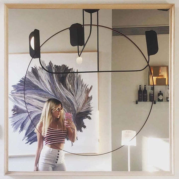 Valentina Gorgeous Metal Acrylic Chandelier Living Room Dining Room