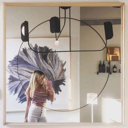 Valentina Gorgeous Metal Acrylic Chandelier Living Room Dining Room