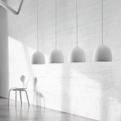 Hailie Urban Metal Polycarbonate Pendant Light Living Room Dining Room