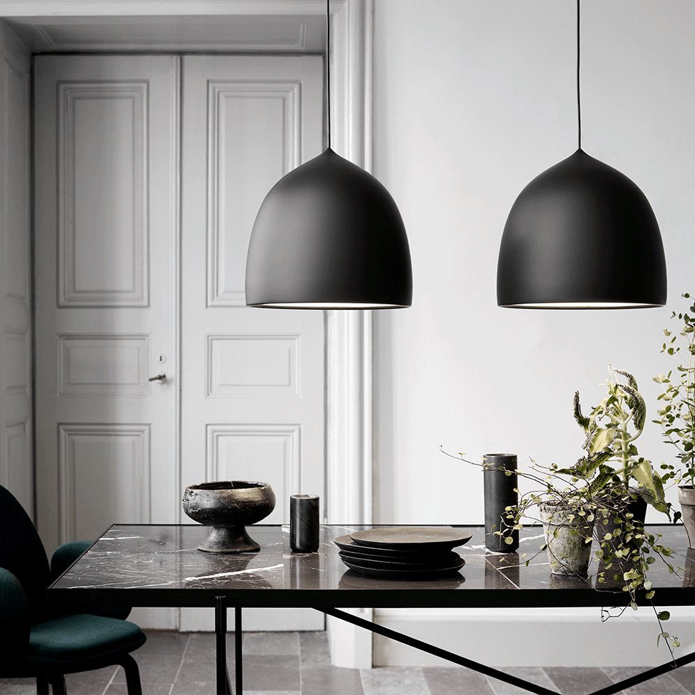 Hailie Urban Metal Polycarbonate Pendant Light Living Room Dining Room