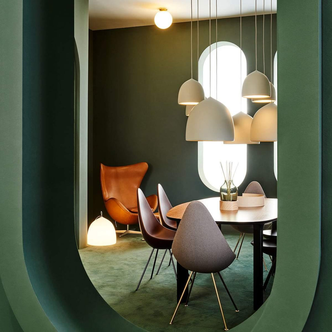 Hailie Urban Metal Polycarbonate Pendant Light Living Room Dining Room