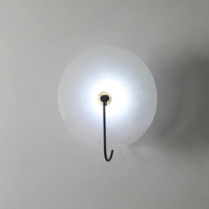 Jade Minimalism Gold Black Metal Alabaster Wall Lamp Bedroom Living Room