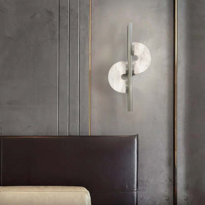 Jade Dolly Alabaster Modern Wall Light Living Room Bedroom