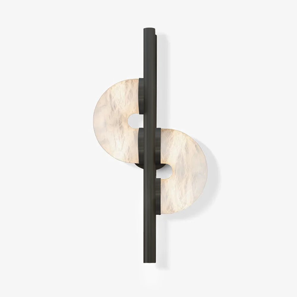 Jade Dolly Alabaster Modern Wall Light Living Room Bedroom