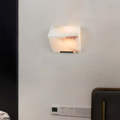 Jade Modern Alabaster Staircase Wall Light  Living Room Bedroom