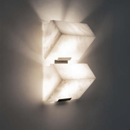 Jade Modern Alabaster Staircase Wall Light  Living Room Bedroom