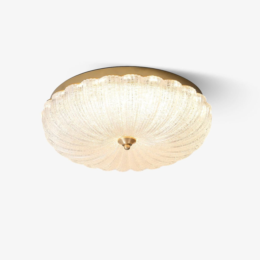 Marilyn Modern Round Metal Glass Ceiling Light Bedroom Living Room