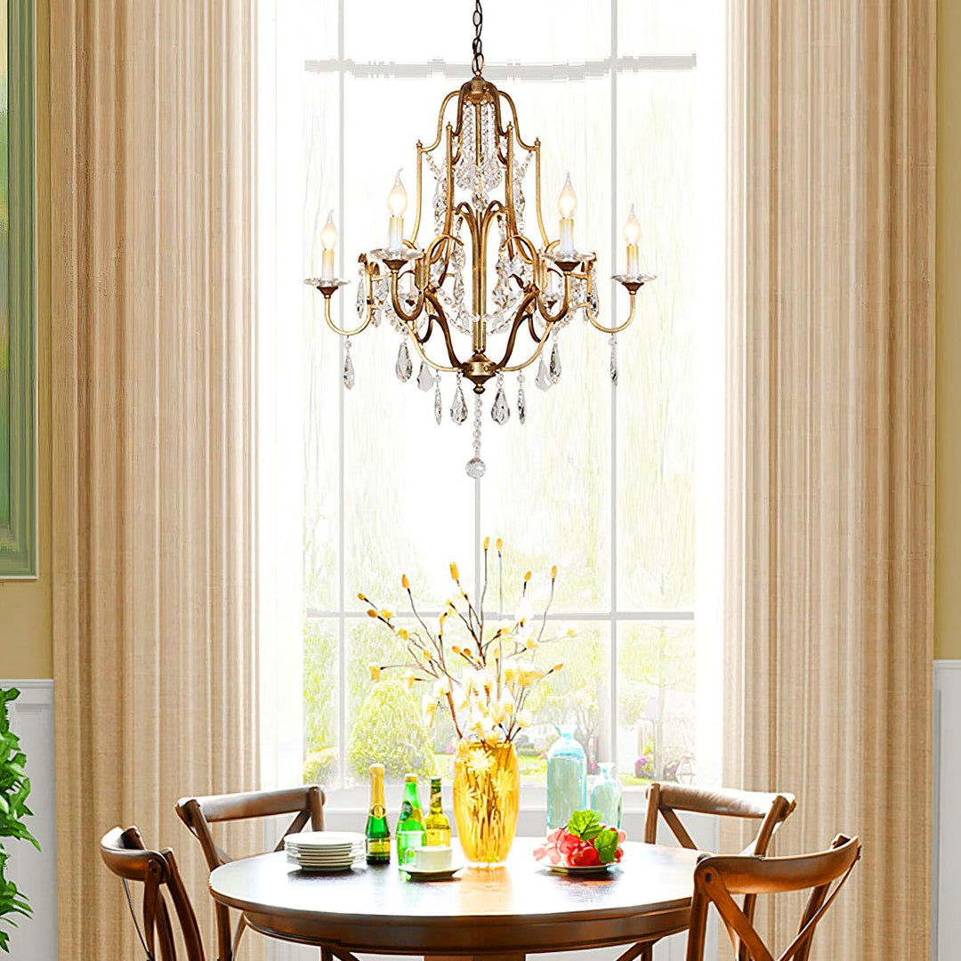 Marilyn Gorgeous Special Crystal Metal Chandelier Dining Room Living Room