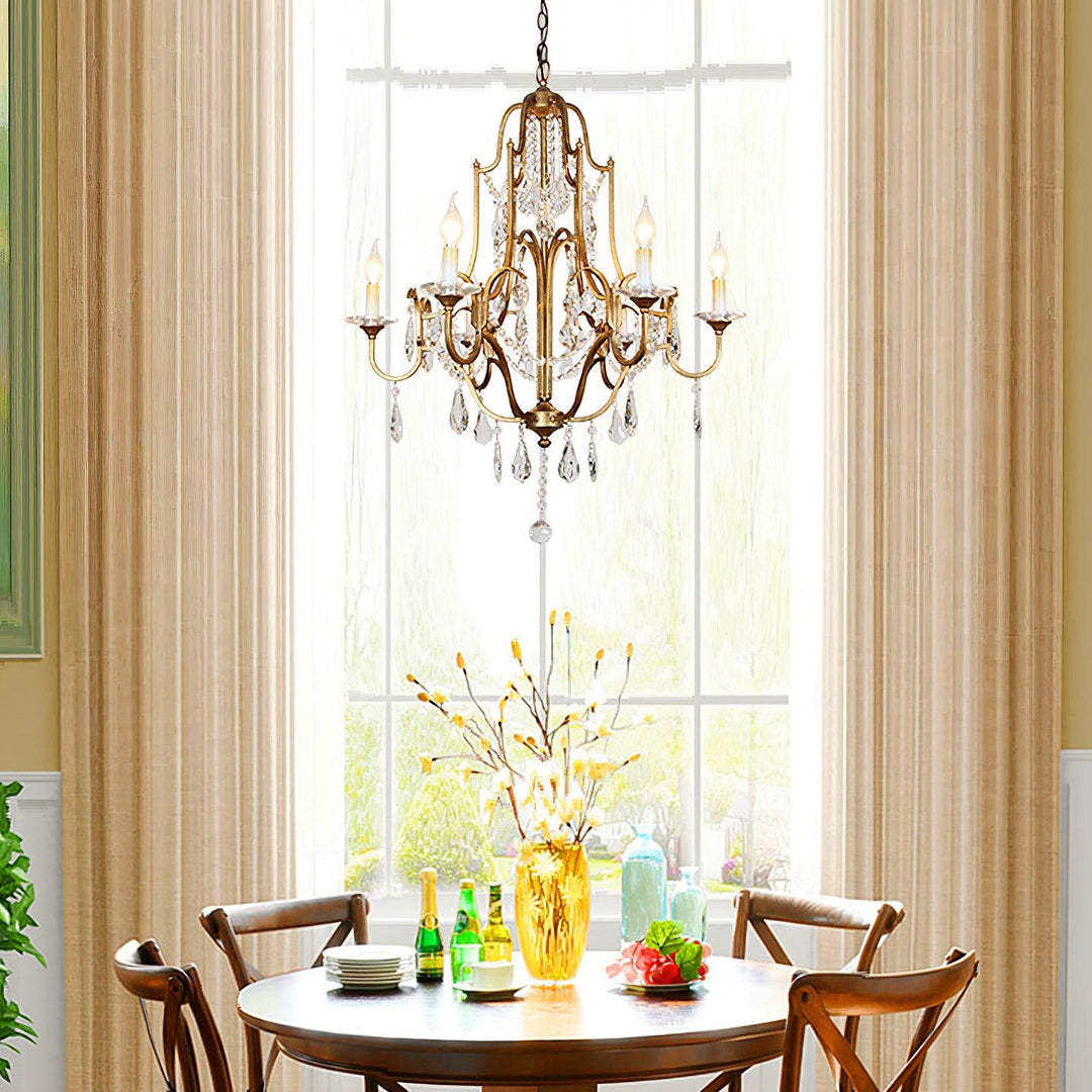 Marilyn Gorgeous Special Crystal Metal Chandelier Dining Room Living Room
