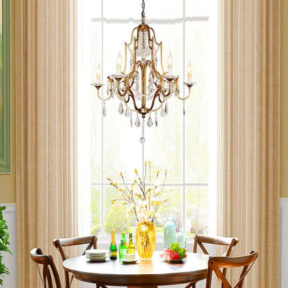 Marilyn Gorgeous Special Crystal Metal Chandelier Dining Room Living Room