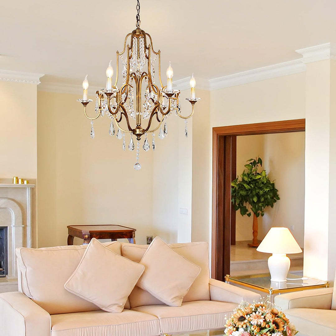 Marilyn Gorgeous Special Crystal Metal Chandelier Dining Room Living Room