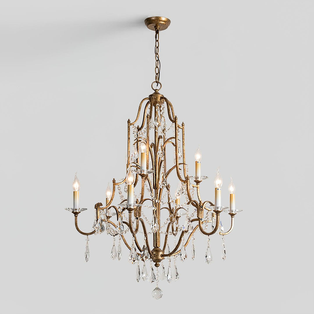 Marilyn Gorgeous Special Crystal Metal Chandelier Dining Room Living Room