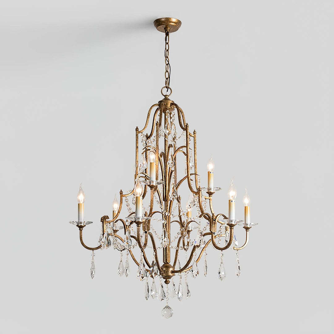 Marilyn Gorgeous Special Crystal Metal Chandelier Dining Room Living Room