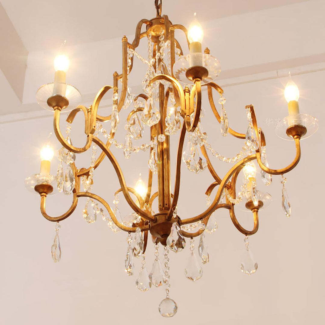 Marilyn Gorgeous Special Crystal Metal Chandelier Dining Room Living Room