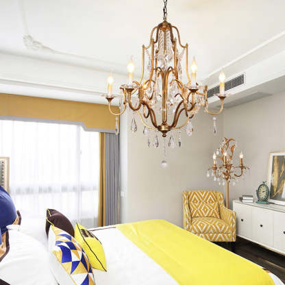 Marilyn Gorgeous Special Crystal Metal Chandelier Dining Room Living Room