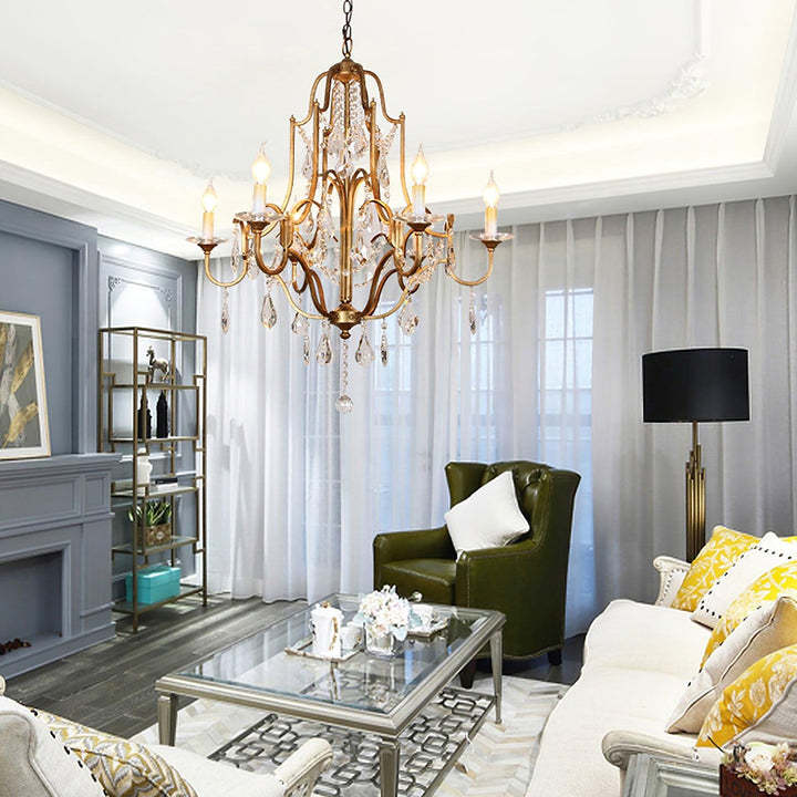 Marilyn Gorgeous Special Crystal Metal Chandelier Dining Room Living Room