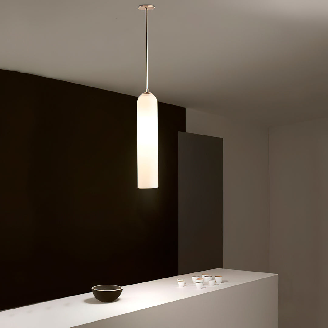 Hailie Minimalism Metal Glass Pendant Light Bedroom Living Room