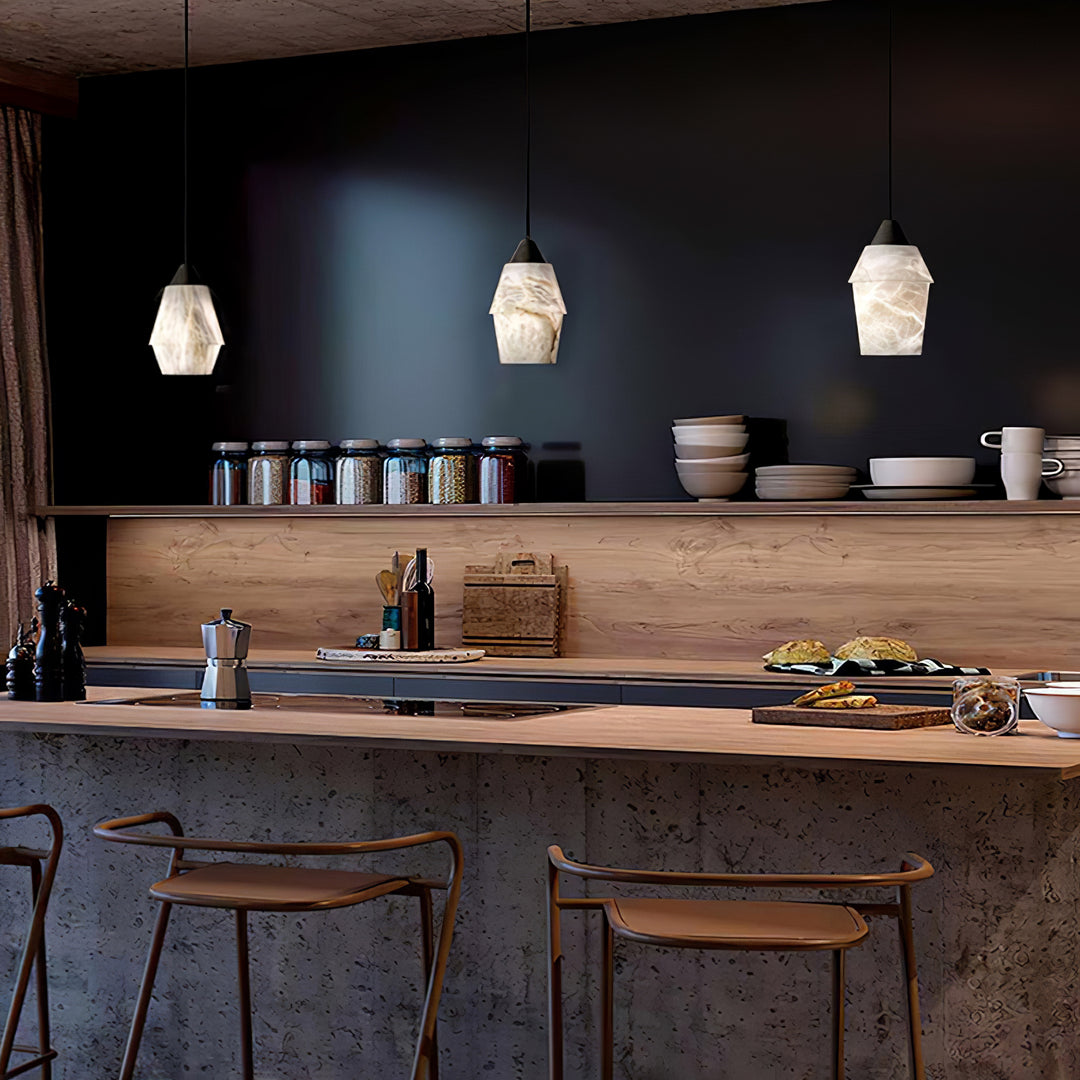 Jade Minimalist Nordic Alabaster Pendant Light Living Room