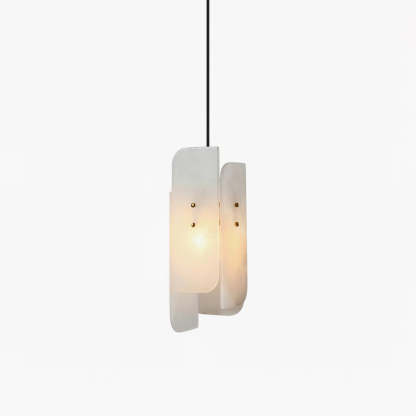 Jade Alabaster Artistic Panel Contemporary Pendant Light Dining Room
