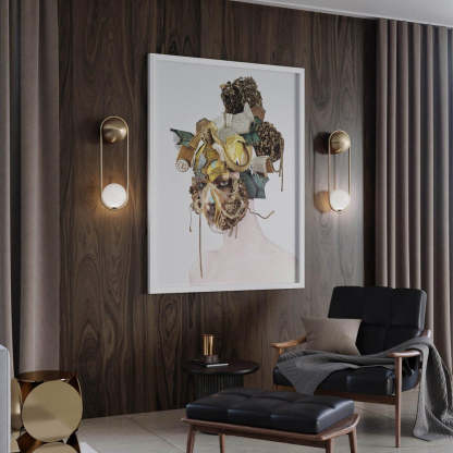 Edge Elegant Fashionable Mental Wall Light Bedroom