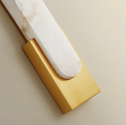 Jade Modern Agatha Alabaster Wall Light Living Room Bedroom