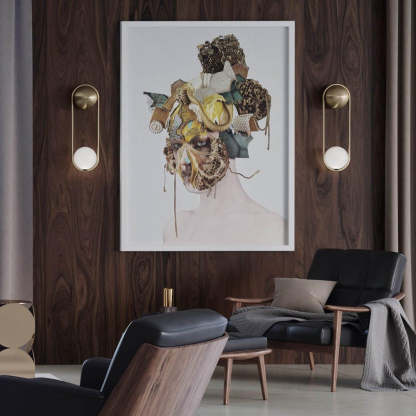 Edge Elegant Fashionable Mental Wall Light Bedroom