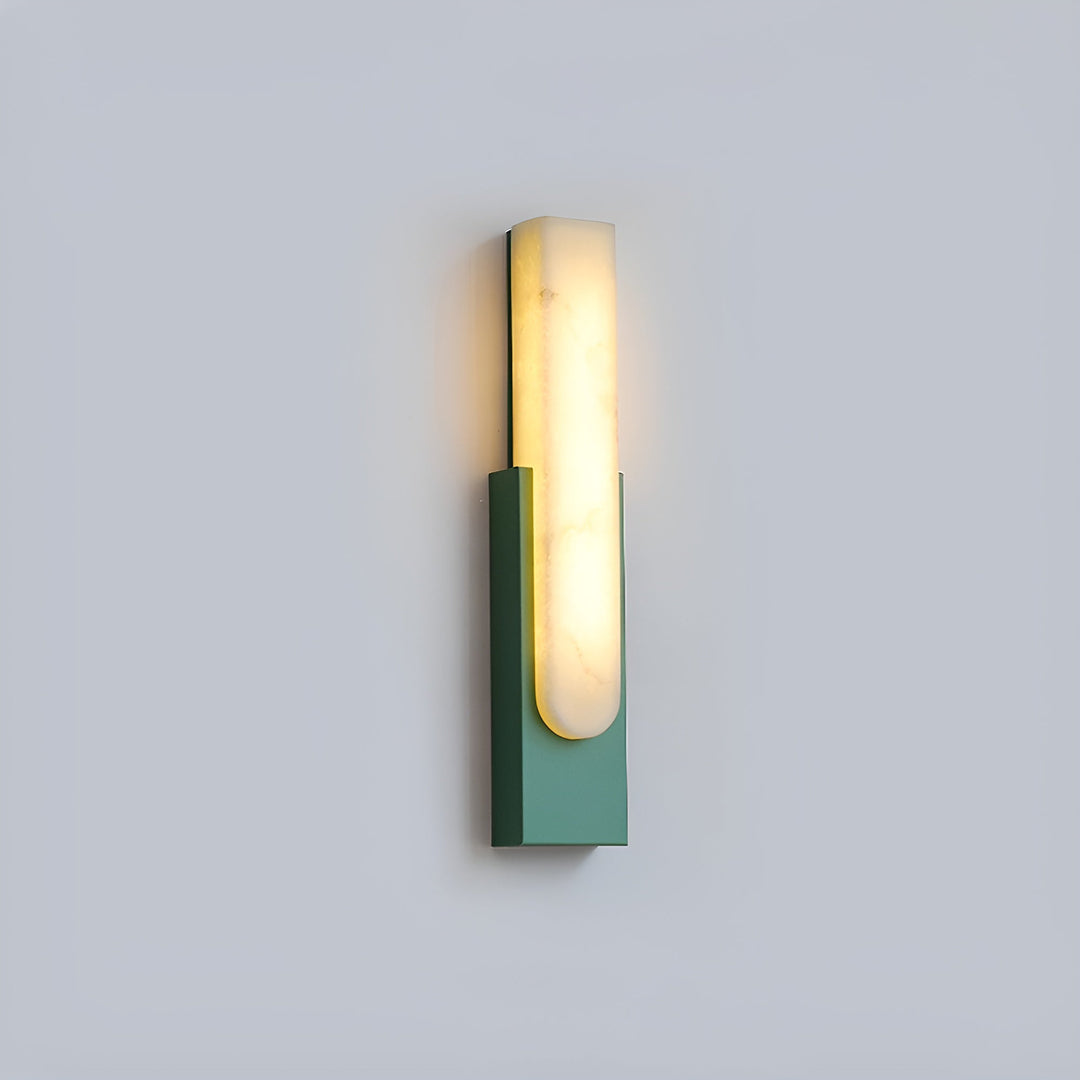 Jade Modern Agatha Alabaster Wall Light Living Room Bedroom