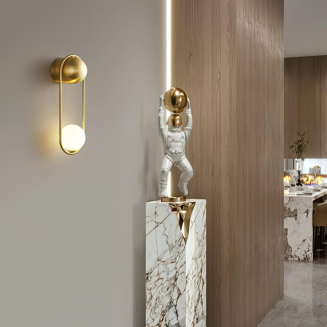 Edge Elegant Fashionable Mental Wall Light Bedroom