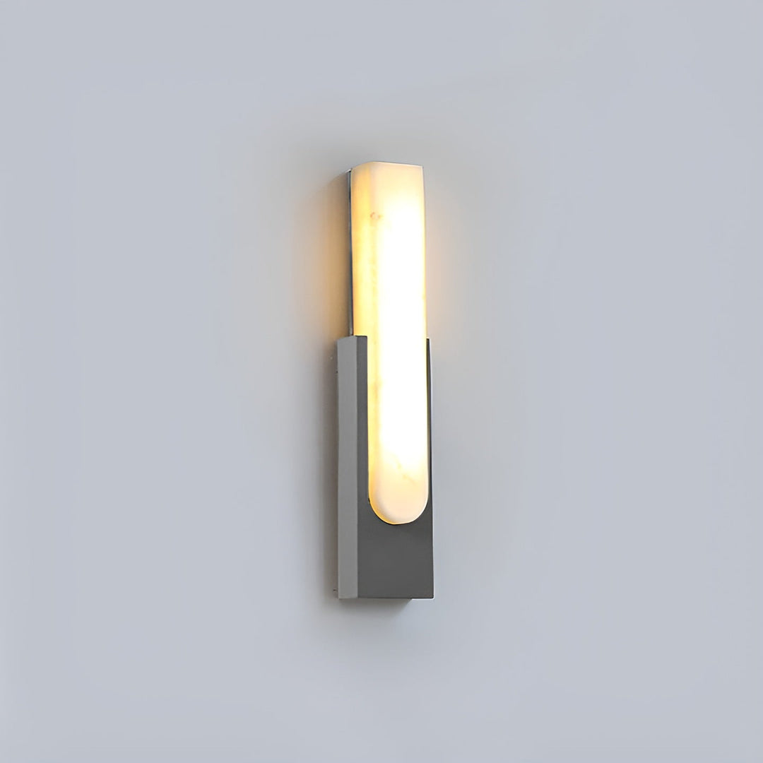 Jade Modern Agatha Alabaster Wall Light Living Room Bedroom