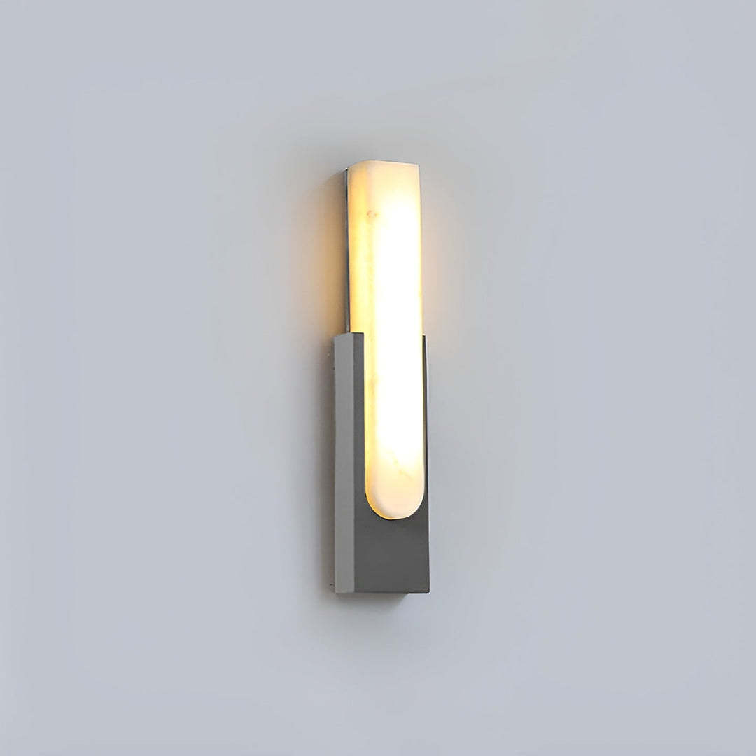 Jade Modern Agatha Alabaster Wall Light Living Room Bedroom