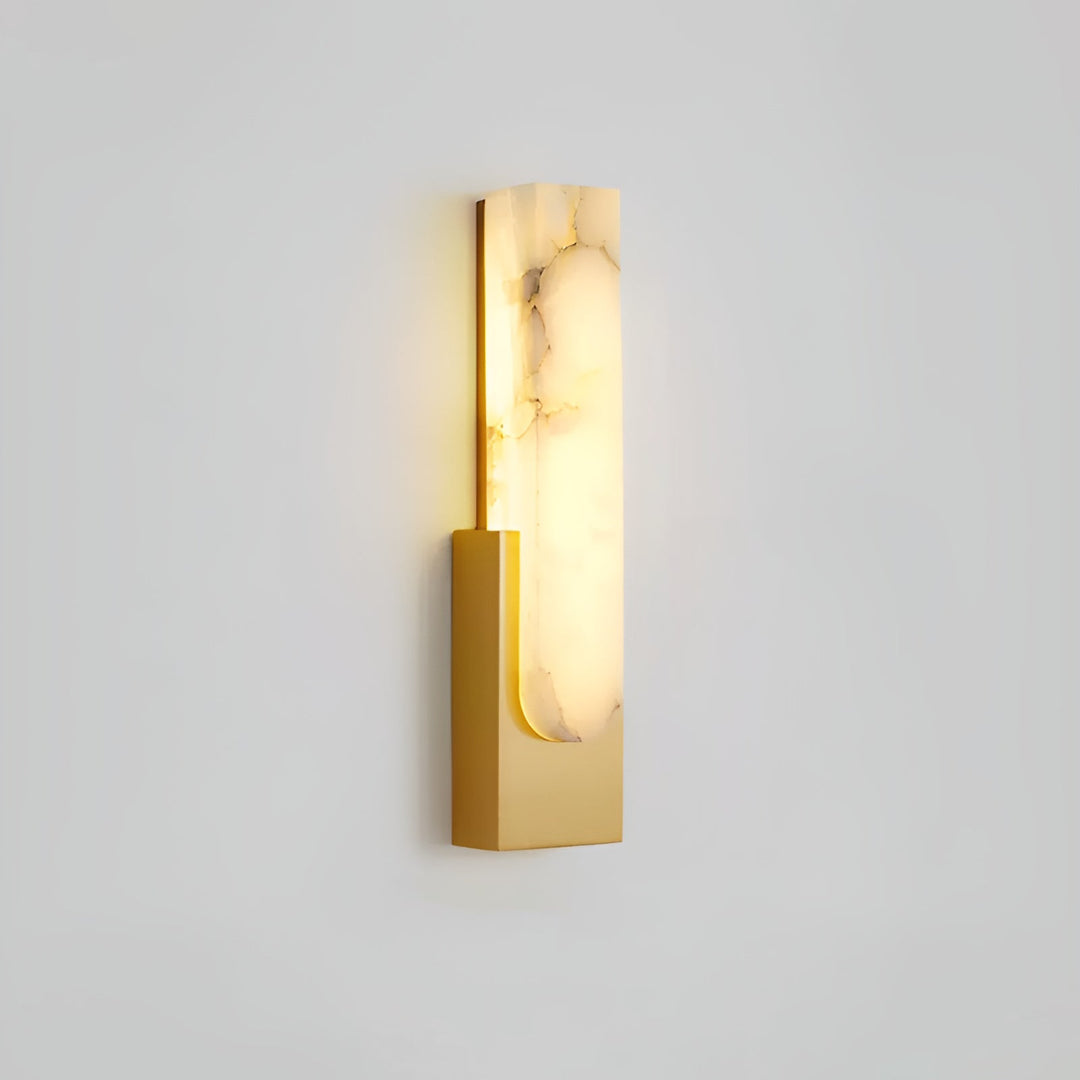 Jade Modern Agatha Alabaster Wall Light Living Room Bedroom