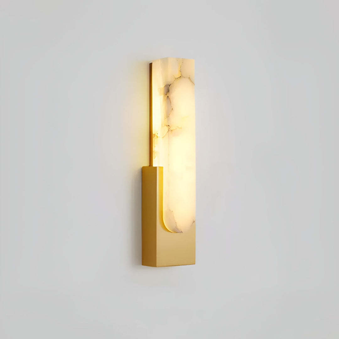 Jade Modern Agatha Alabaster Wall Light Living Room Bedroom